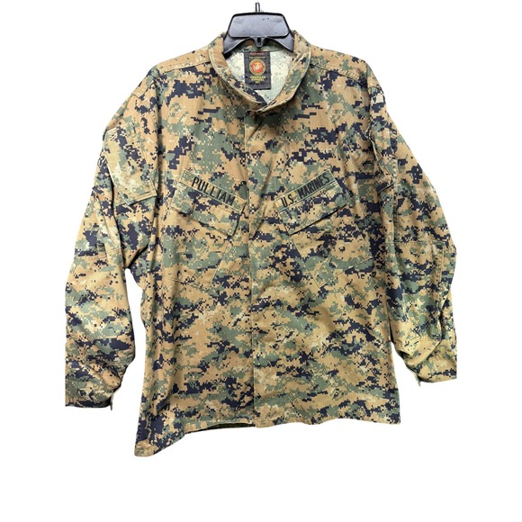 American Apparel Other - US Marines Shirt Mens Medium Regular Woodland MARPAT Camouflage Permethrin MCCUU
